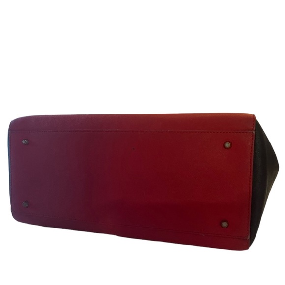 DKNY Bryant Park Red and Black Large Saffiano Bag - Picture 4 of 9